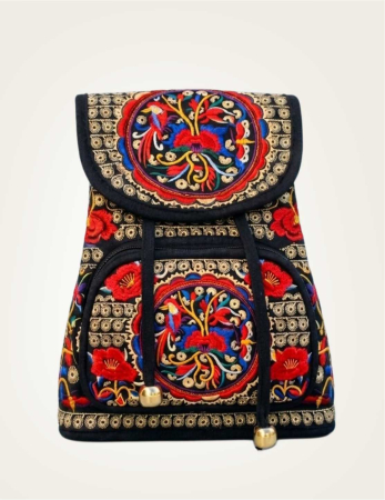 Rucsac elegant de dama Fantezia Lux - Rosu [3]