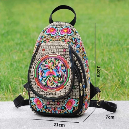 Rucsac  elegant de dama Fantezia Chic - Multicolor [1]