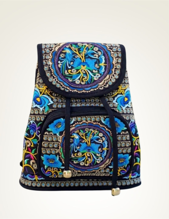 Rucsac  elegant de dama - Fantezie - Albastru [2]