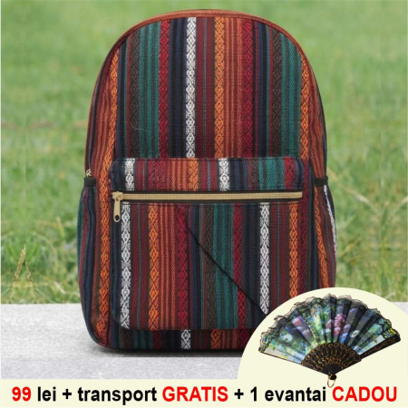 RUCSACURI - Rucsac mare Fantezia Traditional-F (42X35X14 cm)