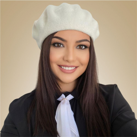 BERETE DAMA - Set elegant BERETA + ESARFA (ALB perlat)