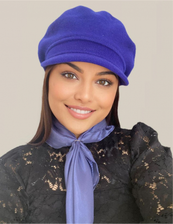 Set elegant SAPCA+ESARFA Miss Jollie (ALBASTRU) - marime universala [2]