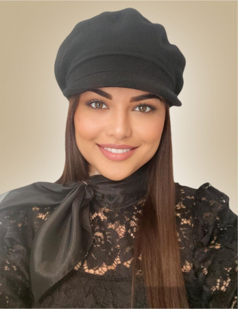 Set elegant SAPCA+ESARFA Miss Jollie (NEGRU) - marime universala [1]