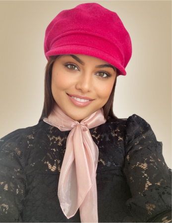 SEPCI DAMA - Set elegant SAPCA+ESARFA (ROZ) - marime universala