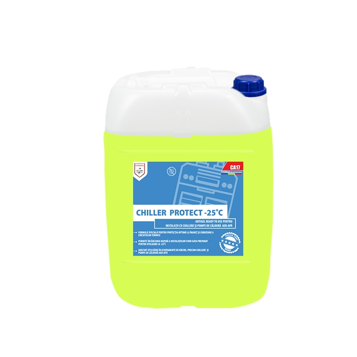 Antigel diluat de -25 grade pentru instalatii cu chillere - 4.7L/canistra - CHILLER PROTECT [1]