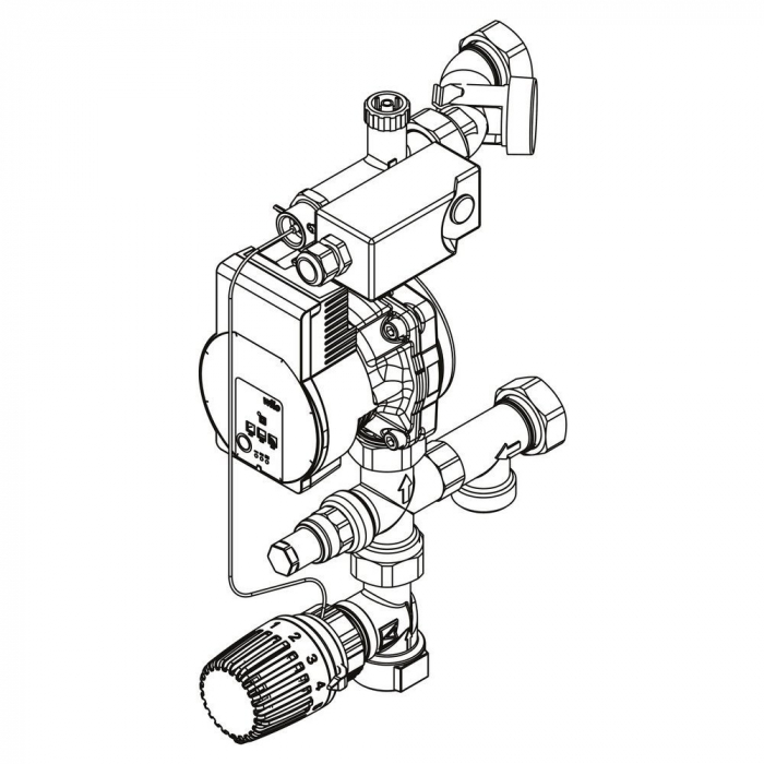 Grup de pompare și reglare a temperaturii Flex - Rehau [2]