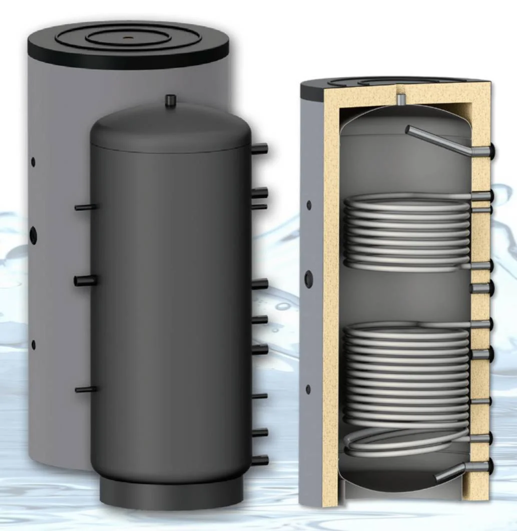 Rezervor de acumulare vertical cu 2 serpentine [1]