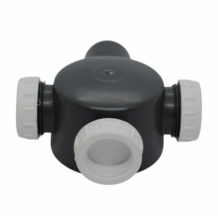 Sifon de pardoseala cu inaltator 3 iesiri din polipropilena [4]