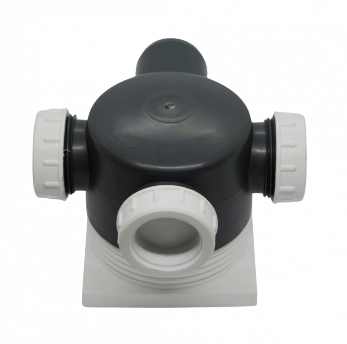 Sifon de pardoseala cu inaltator 3 iesiri din polipropilena [1]