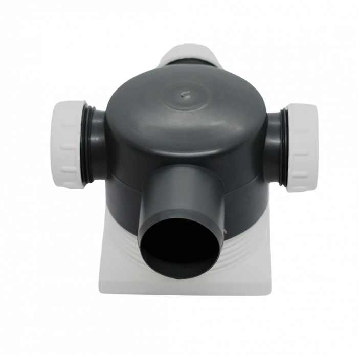 Sifon de pardoseala cu inaltator 3 iesiri din polipropilena [2]