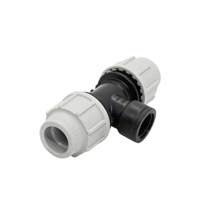 Teu cu filet interior de compresiune PEHD [2]