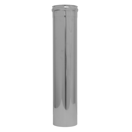 Simplu perete (neizolat) - BURLAN INOX CAZAN PELETI+ GARNITURA 1M