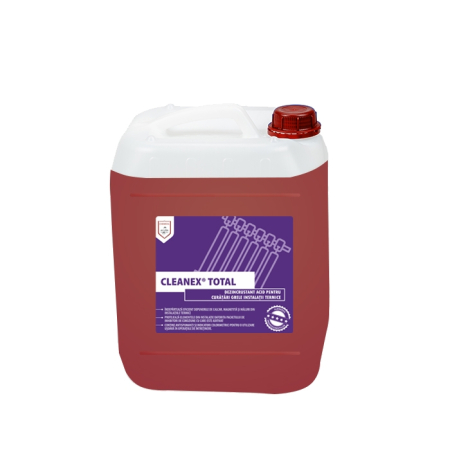 Întreținere a instalațiilor - Dezincrustant acid pentru curatari grele instalatii termice, 5kg - 3.7L/canistra - CLEANEX TOTAL