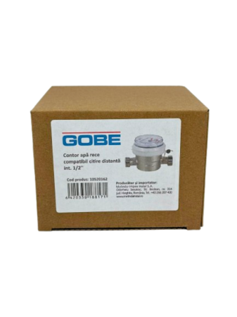 Apometre - Contor Apă Rece Compatibil cu Citirea la Distanta Int. 1/2'' - Gobe