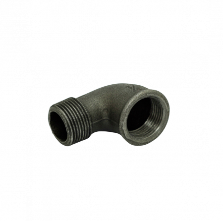 Gaz - Cot 90 grade filet ext-int de fontă neagră