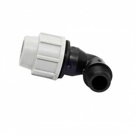 Cot cu filet exterior PEHD compresiune [2]