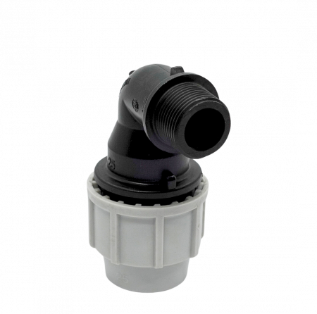 Cot cu filet exterior PEHD compresiune [4]