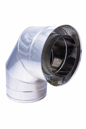 Coșuri de fum - COT INOX IZOLAT 90*