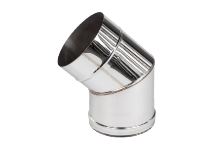 Simplu perete - COT INOX NEIZOLAT 45*