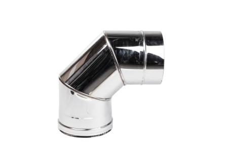 Simplu perete - COT INOX NEIZOLAT 90*