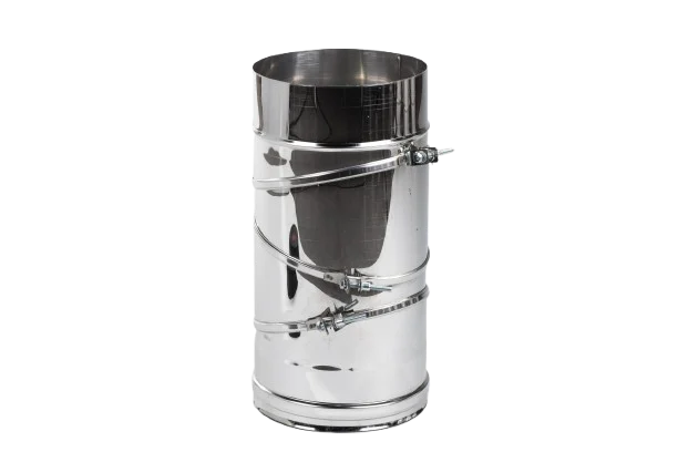 Simplu perete (neizolat) - Cot Inox Reglabil Neizolat 0°-90° Vulcano