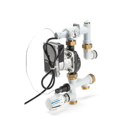 Încălzire - Grup de Amestec pentru Distribuitoare din Polimer FLEX P cu cap termostatat - Rehau