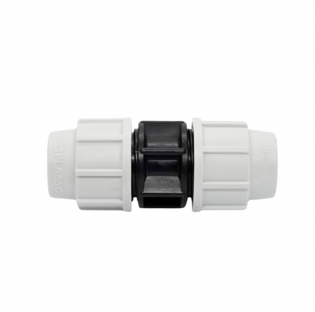 Gaz - Mufa dubla compresie PEHD