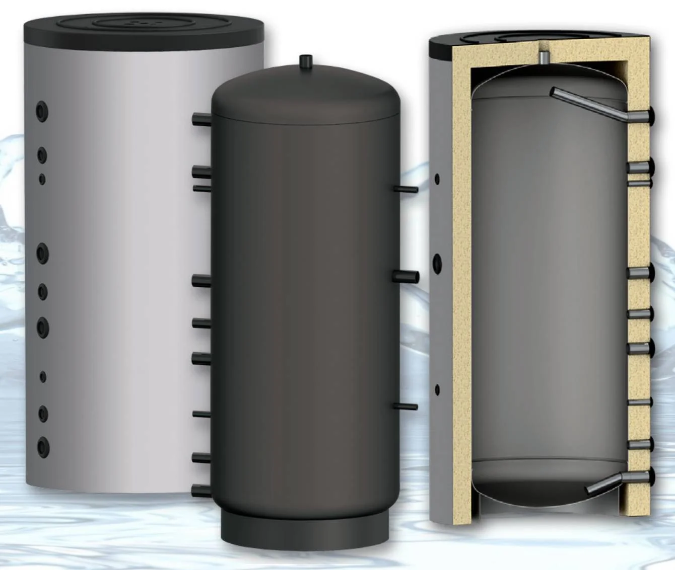 Puffere - Rezervor de acumulare apă caldă