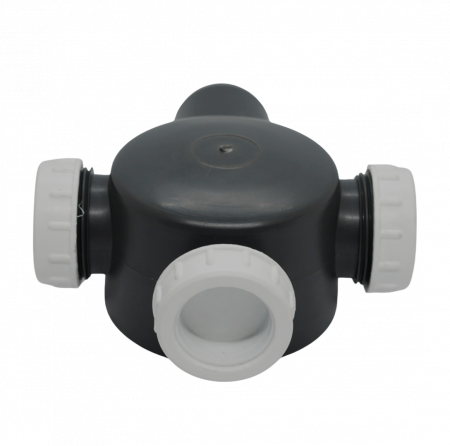 Sifon de pardoseala cu inaltator 3 iesiri din polipropilena [3]