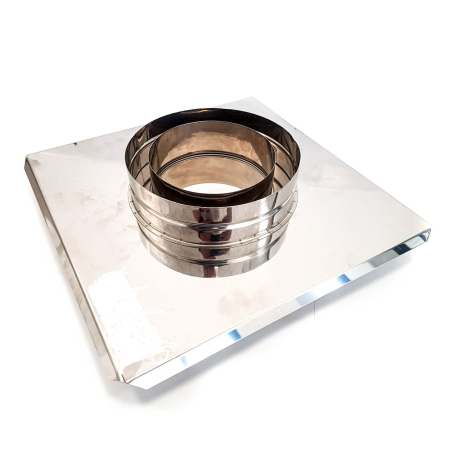 Dublu perete - SUPORT TRECERE COS ZIDIT-COS INOX - Vulcano