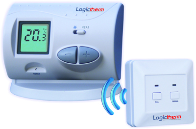 cu fir - Termostat de ambient C3 RF fără fir