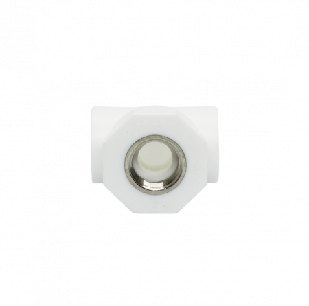 de PPR - Teu cu filet metalic interior din PPR