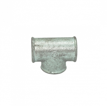 de fontă zincată - Teu egal cu filet interior din fontă zincată