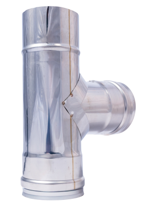 Cazan peleți - TEU INOX CAZAN PELETI+GARNITURI NEIZOLAT 90*