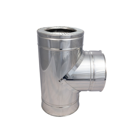 Coșuri de fum - TEU INOX IZOLAT 90*