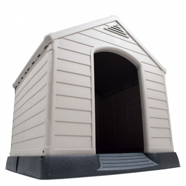 Casuta pentru caini, gri, 99 x 95 x 99 cm., Keter [10]