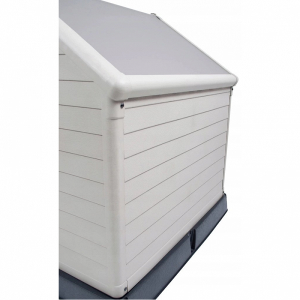 Casuta pentru caini, gri, 99 x 95 x 99 cm., Keter [12]