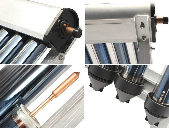 Panou solar presurizat cu 20 tuburi vidate, cu boiler inox 180 l, JDL-HP20-58/1.8 [2]