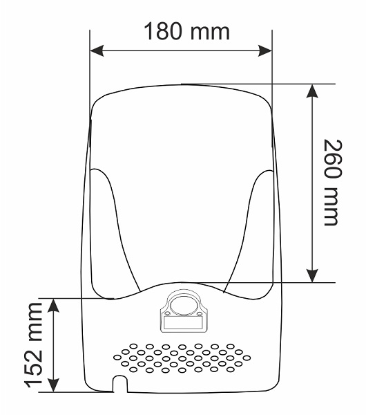 Uscator de maini din inox cu senzor infrarosu, Gehler AK2803B [3]