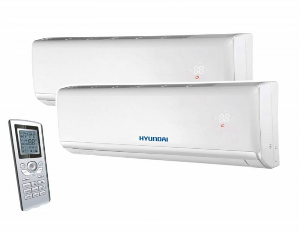 Aparat aer conditionat multisplit Hyundai Inverter 14000 BTU (2 unitati interioare 7000 BTU) [1]