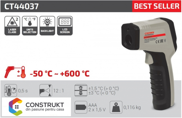 Termodetector -50°C - +600°C Crown [2]