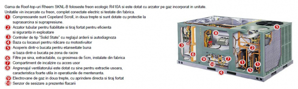 Rooftop pentru racire si incalzire, 30.18 kW, RHEEM SKNL - B120NM18E [2]