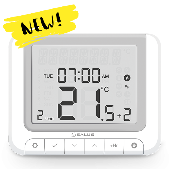 Termostat programabil cu radio comanda, ecran extins si funcții avansate, Salus RT520RF [2]