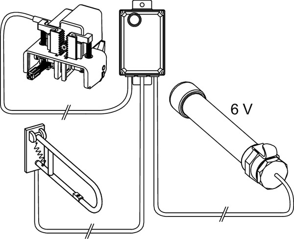 Unitate electronica de comanda prin fir WC TECEPLanus otel inox, 6V [3]