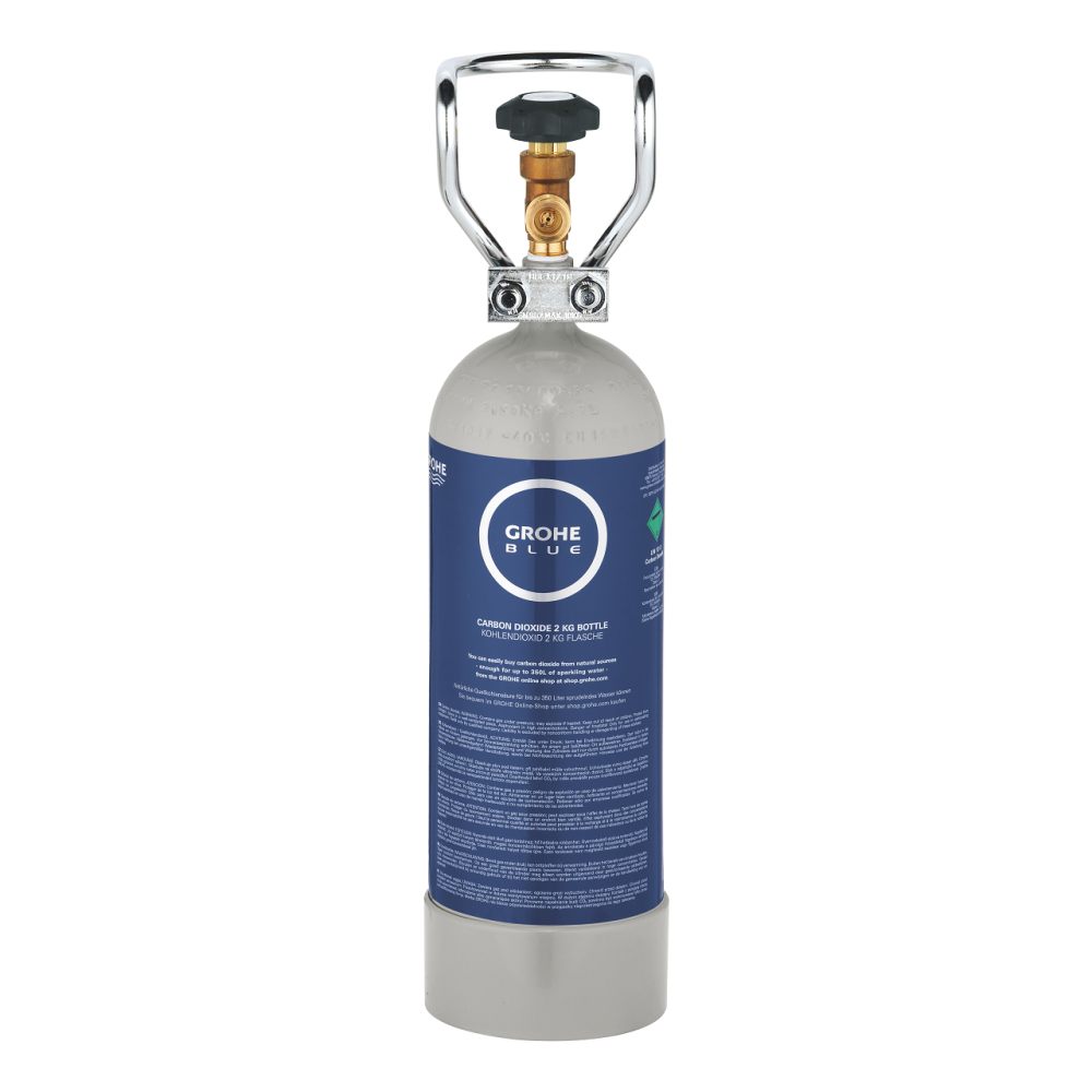 Accesorii Grohe Blue, butelie co2 Grohe Blue, 2 kg, co2 alimentar Grohe profesional, 350 l apa carbogazoasa [3]