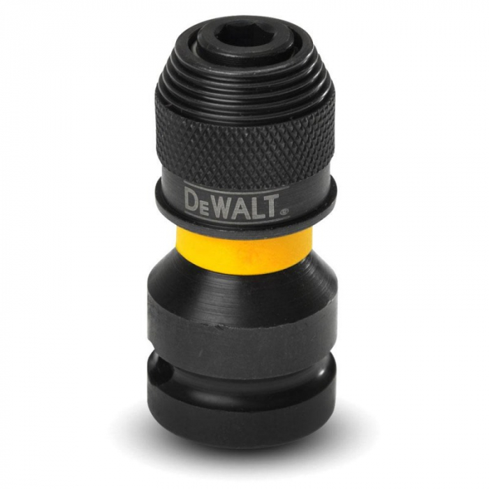 Adaptor de impact - patrat 1/2" la hexagonal 1/4" 52mm DeWALT® - DT7508 [4]