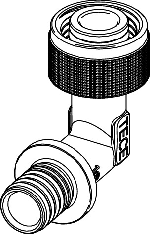 Adaptor rapid TECE cot 90°, bronz cu siliciu 16 x 1/2" [3]