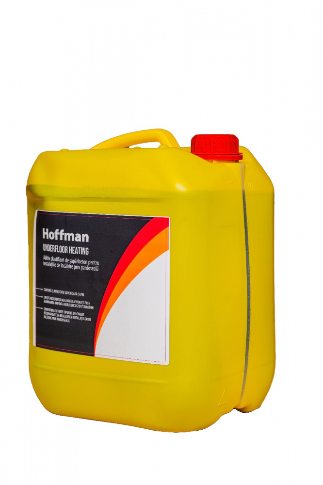 Aditiv plastifiant sapa pentru încălzire în pardoseală, bidon 10 litri, Hoffman [2]