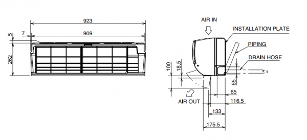 Aer conditionat Mitsubishi, model MUZ/MSZ-HR71VFK-E1 - 24000 BTU [2]
