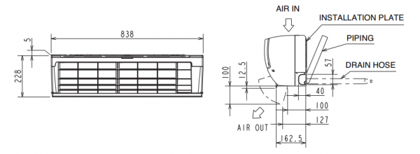 Aer conditionat inverter WiFi inclus, Mitsubishi model MSZ - HR50VFK E2 - 18000 BTU [2]